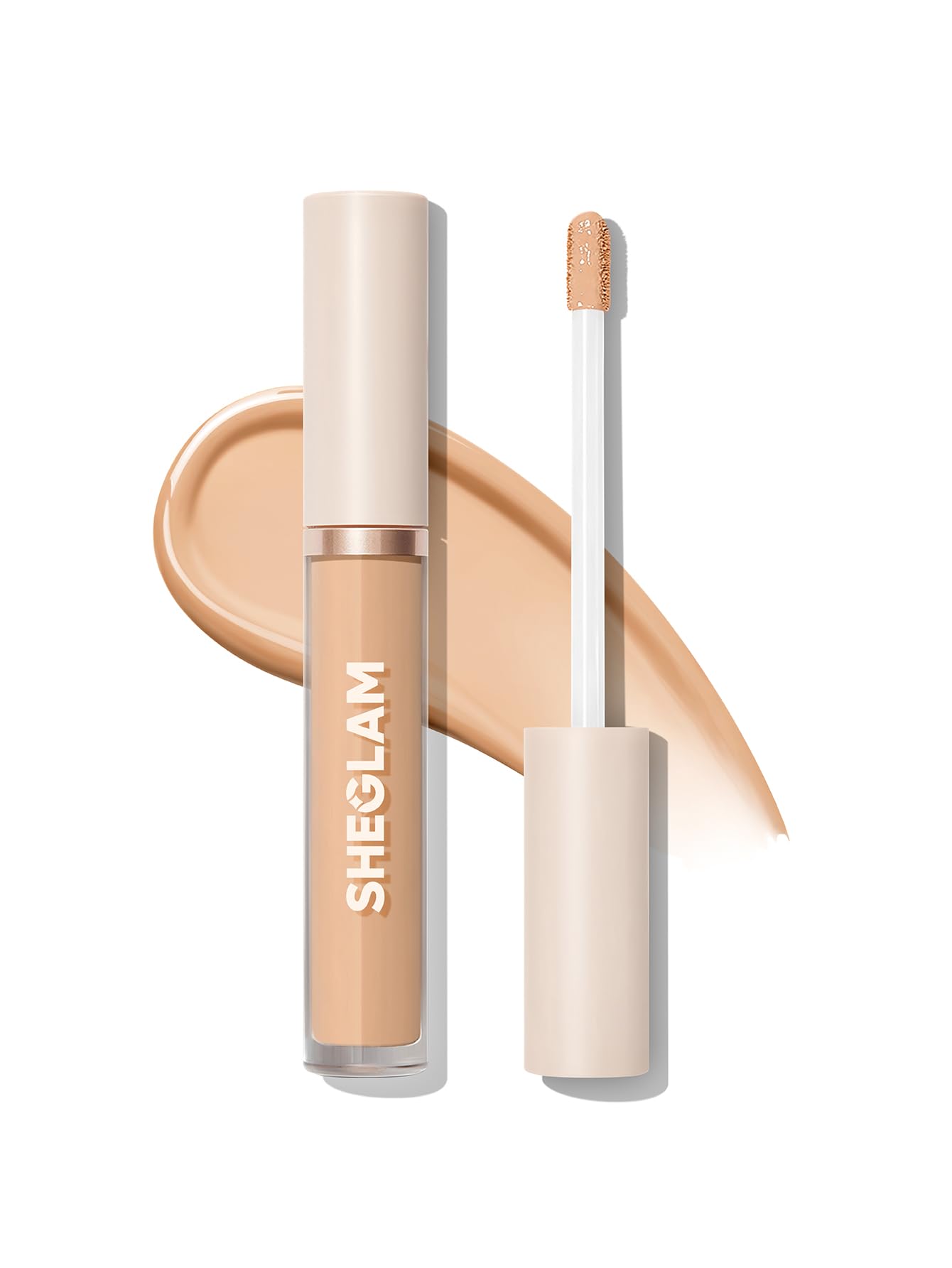 SHEGLAM 12HR Full Coverage Concealer Matte Finish Concealer Stick for Under Eye and Dark Circles – Nude
