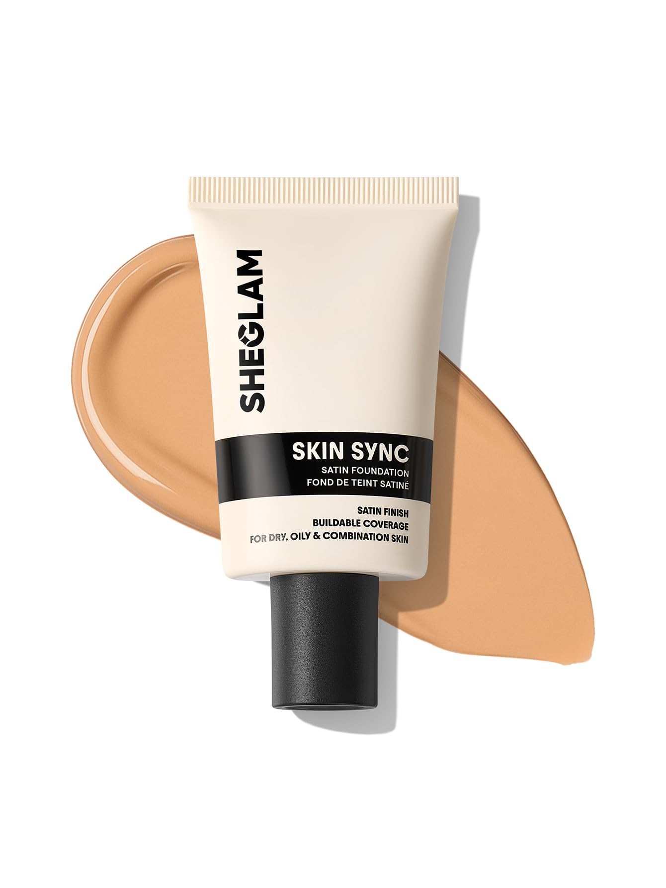 SHEGLAM Skin Sync Satin Foundation-Sand